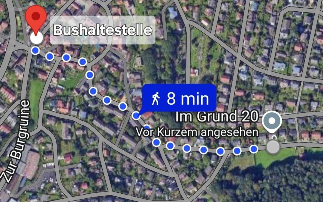 Marburg Apartment Pfiffige Luisa In Ruhiger Waldrandlage Mit Balkon Und Wintergarten Dış mekan fotoğraf